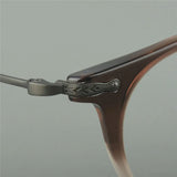 Japanese fashion eyeglass frame with circular frames made of pure titanium for both men and women