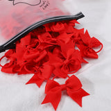 10Pcs/lot Grosgrain Ribbon Pigtail Hair Bows Elastic Hair Ties Hair Bands Holders Girls Baby Hair Accessories for Baby Infants