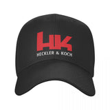 Casquettes Heckler And Koch pour hommes et femmes, casquettes de camionneur à la mode avec logo HK, casquettes réglables à rabat, casquettes de baseball de haute qualité