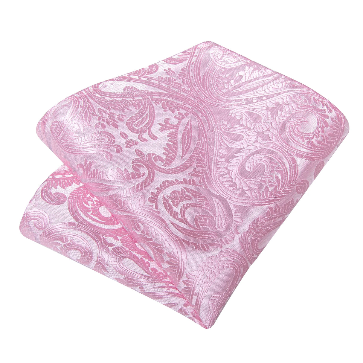 Ensemble cravate homme en soie à rayures roses, motif floral, motif cachemire uni, 8 cm, mouchoir, boutons de manchette, accessoires de mariage, de bal, cravate