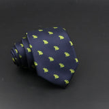 Cute Cartoon Pattern Animal Floral Printed Tie For Men Narrow Slim NeckTie Wedding Red Navy Party Ties Cravat Accessories Gifts