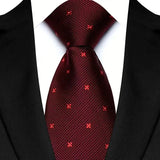 Cravate classique en cachemire pour homme, motif floral de luxe, motif à pois, 8 cm, jacquard, pour homme, pour affaires, mariage, fête, accessoire de tous les jours