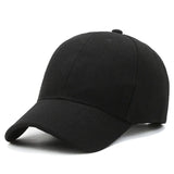Casquette unisexe décontractée, unie, ajustable, à rabat, style hip-hop, pour homme et femme
