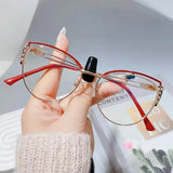 Blue Ray Blocking Anti-Blue Light Glasses Ultralight Metal Computer Goggles Eye Protection Square Eyeglasses Men Women