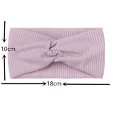 1PC Children's Headbands, Ribbed Crossed Wide Band Stretchy Headbands, Hair Hoops, Baby Hair Accessories, Baby Headbands