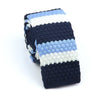 Cravate en tricot pour homme, tendance, fine, rayée, tissée, tricotée, colorée, chaude, design, idée cadeau