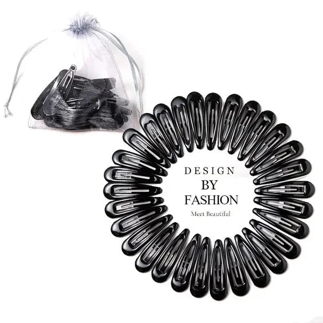 10/20/30/40 New Girls Cute Colorful Waterdrop Shape Hairpins Sweet Hair Clips Kids Barrettes Slid Clip Fashion Hair Accessories