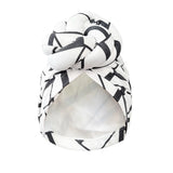 New Pre-Made Knotted Head Wrap Fashion Head Cap For Women Luxury Party Headdress Women 3D Flower Cross Turban Hat
