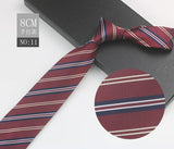 Cravate à fleurs en grille, tissée en gros, 8 cm, accessoires de mariage, bleu, homme, pois, cachemire, convient aux groupes, fêtes, bureau