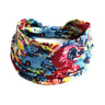 Bohemian Wide Cotton Stretch Headbands Women Headwrap Turban Headwear Bandage Hairbands Bandana Wide Headbands Hair Accessories