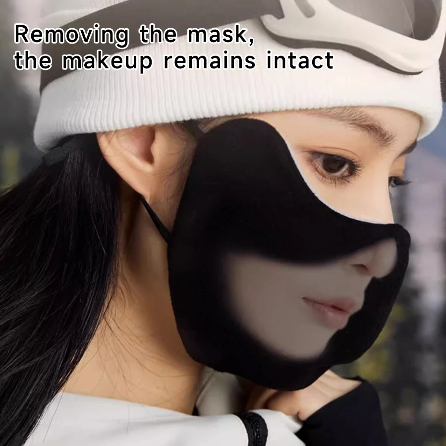 Masque facial tendance et respirant pour femme, de haute qualité, lavable, réutilisable, anti-poussière, coupe-vent, pour l'hiver