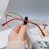 Blue Ray Blocking Anti-Blue Light Glasses Ultralight Metal Computer Goggles Eye Protection Square Eyeglasses Men Women