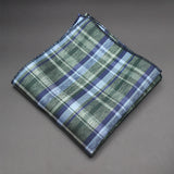 Men Tie Cravat Set Fashion Wedding Ties for Men Hanky Necktie Grid Strip Gravata Jacquard Tie Social Party Accessories