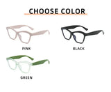 Retro Men Women Clear Lens Presbyopia Glasses Personalized Cat Eye Reading Glasses Blue Light Blocking Eye Protection Eyewear