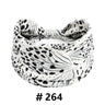 Leopard Print Headbands for Women Wide Boho Turban Head Wraps Cotton Knotted Elastic Hairbands Non Slip Workout Hair Accessories