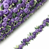 2 mètres/lot de dentelle florale brodée pour robe de mariée, rubans, garniture en tissu, bricolage, artisanat, couture, accessoires pour vêtements