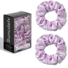 2PCS 3.5CM Mulberry Silk Scrunchies Women Grils Hair Ties for Hair Sleep No Damage Hairband Curly Hair Elastics Ponytail Holder