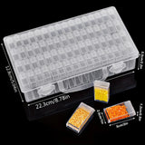 Clearance_1pc 32/40/42/48/56/64 Slots Plastic Storage Box, DIY Diamond Painting Beads Charms Jewelry Accessories Organizer Box_C