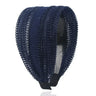 Women's Hair Band Simple Wide Headband with Teeth Non-Slip Hairpin All-Matching Hollow Cover Gray Hair Haar Accessoires Women