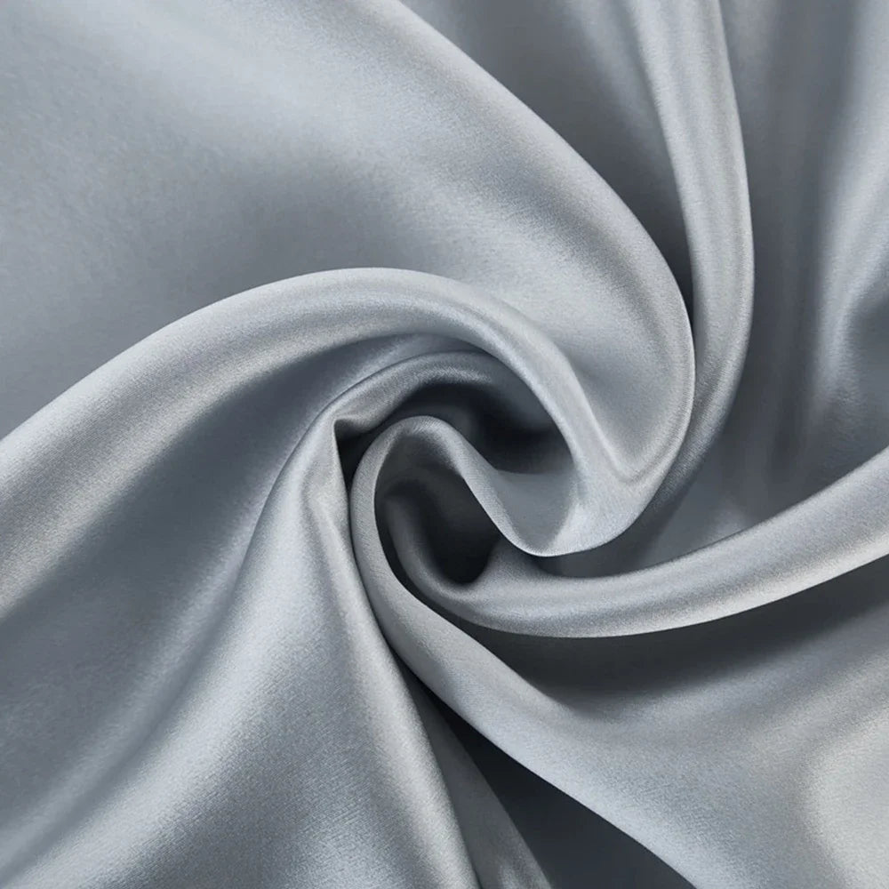 19 Momme Width 114cm 100% Pure Natural Mulberry Silk Fabric Make Clothing/Pillowcase/Eye Mask/Nightcap/Bedding/Pajamas Fabric