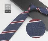 Cravate à fleurs en grille, tissée en gros, 8 cm, accessoires de mariage, bleu, homme, pois, cachemire, convient aux groupes, fêtes, bureau