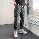 Pantalon cargo style hip-hop pour homme, sarouel multi-poches, style streetwear décontracté, collection printemps 2023