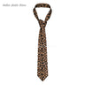 Cravates léopard pour hommes, soie et polyester, étroites, 8 cm, motif tigre, pour costumes, accessoires, fête de mariage, cosplay