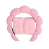 3 件套时尚 Microfiber Washing Wristbands Scrunchies Puffy Headband Spa Bubble Headband for Washing Face Makeup Shower Skincare