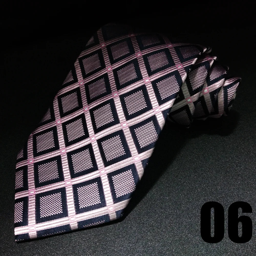 EASTEPIC Cravates de 10 cm de large pour hommes en costumes d'affaires Cravate pour hommes Accessoire Jacquard Impression de qualité Pure Soie Fête de mariage