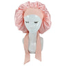 New Satin Hair Cap For Sleeping Invisible Flat Imitation Silk Round Haircare Women Headwear Ceremony Adjusting Button Night Hat