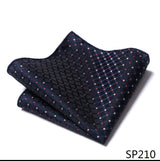 Vangise Brand Newest style  Silk Hanky Man Floral Gray Fit Business lover's day Pocket Square Handkerchiefs