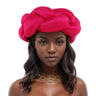 Big Size Width Braid Head Band African Raw Silk Turban Cap for Women Nigeria Wedding Party Headpiece Female Headband