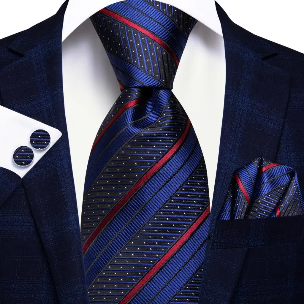 Hi-Tie Cravate de mariage en soie pour homme, motif cachemire, couleur unie, rose, corail, design tendance, qualité, mouchoir, bouton de manchette, fête d'affaires