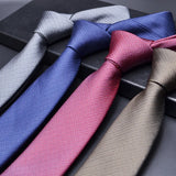 Men ties necktie Men's vestidos business wedding tie Male Dress legame gift gravata England Stripes JACQUARD WOVEN 6cm