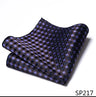 Vangise Brand Newest style  Silk Hanky Man Floral Gray Fit Business lover's day Pocket Square Handkerchiefs