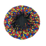 Bonnet de nuit double épaisseur en satin soyeux pour femme, grand bonnet réversible doublé de satin, couvre-chef pour la nuit, accessoires pour cheveux