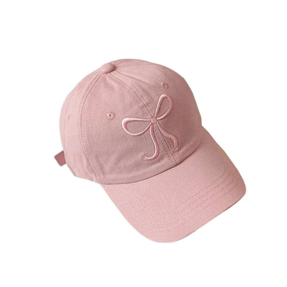 Casquette de baseball rose et blanc pour bébé fille, chapeau de soleil à queue de cheval haute, réglable, pour voyage et extérieur, nouveauté