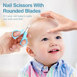 Kit de soins quotidiens pour nouveau-né, 10 pièces, brosse de toilettage pour bébé, peigne, coupe-ongles sûr, cadeau pour bébé