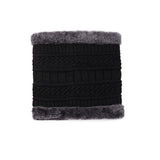 3pcs/Set Warm Plush Lined Knit Beanie, Scarf & Gloves Set, Winter Accessories