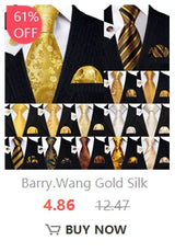 Ensemble élégant de cravates et boutons de manchette en soie à fleurs multiples pour homme, cravate jacquard à fleurs pour mariage, entreprise, fête, événement, Barry.Wang