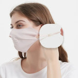 Masque facial en soie glacée, protection UV, été, réglable, respirant, pour hommes et femmes, course à pied, cyclisme, sport