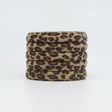 5PC High Elasticity Hair Ties Leopard Print Elastic Hair Scrunchie Ties for Women Wild Fashion Head Rope Hair Styling Accessorie