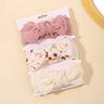 3Pcs/set Elastic Soft Headband for Baby Hair Accessories Newborn Bows Headwear Printing Toddler Bandage Ribbon Bowknot Headscarf