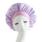 Satin Hat Sleep Silk Round Fabric Protect Hair Comfort Hair Night Anti-frizz Sleeping Hat Four Seasons Breathability Sleep Cap