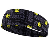 Men Women Sport Headband Skull Ghost Sweat Bandage Elastic Tennis Yoga Gym Headwear Fitness Running Sweatband Hair Accessories