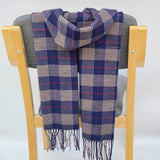 Women Winter With Tassel Color Lattice Cashmere Scarves Thinker Warm Female Shawl Hot Sale Men Autumn Long Couple 180*35cm