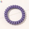 High Elasticity Telephone Coil Hairbands Women Spiral Hair Ties Girls Hair Rings Rope Solid Color Hair Accessories Gum Scrunchy