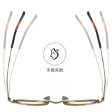 2025 Fashion Eyewear Retro Pure Titanium Round Glasses Comfortable Optical Prescription Eyeglasses Frame Men Women Brand Desgin