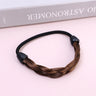Wig Braided Rubber Band Elastic Hair Rope Tie Head Hair Ring Wig Braid Fixed Hairstyle Elastic Band Extension Ponytail Holder