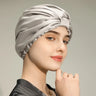 Pure Silk Night Caps Mulberry Silk Sleeping Bonnet Hair Loss Hat Natural Silk Turban For Hair Sleeping Silk Headwrap For Women